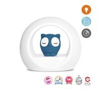 ZAZU Veilleuse LOU bleue Chouette Activation sonore Lampe