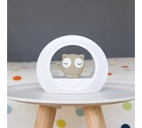 ZAZU Veilleuse Lou la chouette - Effrayez l'obscurité avec Lou | Arrêt automatique et capteur de pleurs | Deux luminosités réglables | Veilleuse activée par les pleurs | Cadeau d'aide au sommeil pour