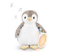 ZAZU Veilleuse Phoebe le pingouin - Machine à son avec enregistrement vocal | 7 mélodies prédéfinies | Shushing, son de battement de cœur et bruit blanc | Capteur activé par les pleurs | Cadeau d'aide