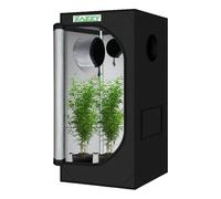 zazzy Tente de Culture hydroponique 600D Mylar 600D avec fenêtre d'observation, Sac à Outils et Plateau de Sol imperméable Amovible pour Plantes 6 x 5 cm