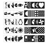 ZazzyKid Cartes Flash Stimulation Visuelle Bébé : 50 Pages Noir et Blanc Haute Contraste Cartes Bébé 0-3 Mois Nouveau-né Sensoriel et Développement Cerveau Jouets