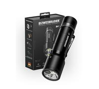 ZB6T Lampe Torche LED Rechargeable 3000 lm - Lampe Torche Haute Puissance avec Auto Focus (AFT), USB-C, Multiple Optic Technology (MOT), Étanche IP67, Idéale pour Outdoor, Camping et Randonnée