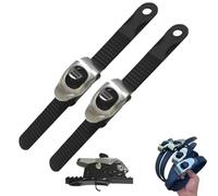 Zbad1 Grip Lock Strap, Ultimate Heavy-Duty Grip Lock Strap, Connectable Multipurpos Ratchet Straps, Adjustable Reusable Tie Down Straps, for Secure Anything (9.25in,2Pcs)