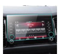 ZBCUSRAF Films Protection d'écran Protecteur Touchscreen Compatible avec pour Skoda Kodiaq Karoq 2017 2018 2019 2020 8 inch Protection Écran Navigation Verre Trempé Anti-Rayures Accessoires