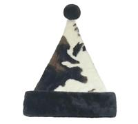 ZBDP Bonnet de Noël en peluche pour adultes et enfants, vache, décoration animale, Père Noël, bonnets d'hiver, décorations pour la maison, Noël
