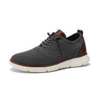 ZBDP Chaussures d'été en maille respirante sans cuir pour homme Grande taille 46 47 48, gris, 40 2/3 EU