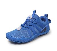 ZBDP Chaussures pieds nus pour enfants garçons filles baskets naturellement splay chaussures tout-petits petit grand enfant, Bleu B4230, 37 1/3 EU
