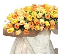 ZBDP Couverture Bouquet de roses au crochet Couverture faite à la main de roses Couverture de canapé Manta de Ramo Manta de rosas