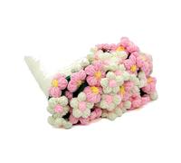 ZBDP Couverture Bouquet de roses au crochet Couverture faite à la main de roses Couverture de canapé Manta de Ramo Manta de rosas
