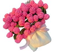 ZBDP Couverture Bouquet de roses au crochet Couverture faite à la main de roses Couverture de canapé Manta de Ramo Manta de rosas