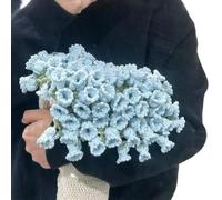 ZBDP Couverture Bouquet de roses au crochet Couverture faite à la main de roses Couverture de canapé Manta de Ramo Manta de rosas