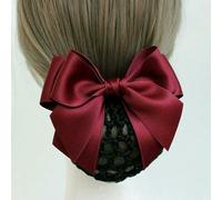 ZBDP Couvre-chef élégant nœud infirmière filles hôtel queue de cheval clip coréen chignon Snood couvre-cheveux filet femme clip printemps