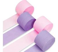 ZBDP Lot de 4 rouleaux de papier crépon froissé pour décoration de fête de mariage Vert
