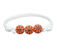 ZBDP Lot de 5 bracelets de sport réglables en corde tressée noire pour homme