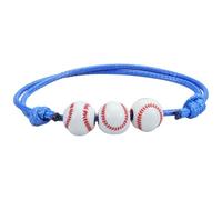 ZBDP Lot de 5 bracelets de sport réglables en corde tressée noire pour homme