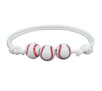 ZBDP Lot de 5 bracelets de sport réglables en corde tressée noire pour homme