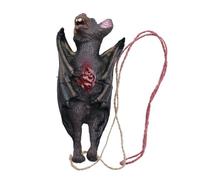 ZBDP Pendentif d'horreur à suspendre pour Halloween, fausse souris morte chauve-souris, pieds cassés, fête, maison hantée, accessoires de décoration effrayants