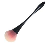 ZBDP Pinceau de maquillage professionnel en poudre or rose pour cheveux doux Grand nettoyeur de poussière pour manucure Outil de beauté