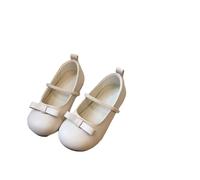 ZBDZSW Chaussures en cuir pour fille Printemps/Automne Chaussures plates avec nœud à lacets simples Bout rond Semelle souple Colorée Chaussures princesse pour spectacle, a09, 13.5 UK Child