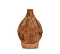 ZBDZSW Mini Vase en Bois tressé humidificateur d'air USB électronique à ultrasons Eau Parfum diffuseur d'huile Essentielle Parfum d'ambiance pour la Maison