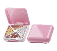 ZBDZSW Petite boîte à pilules portable pour médicaments de poche étanche à 4 compartiments
