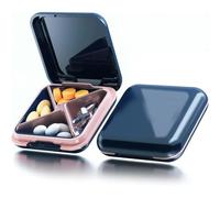ZBDZSW Petite boîte à pilules portable pour médicaments de poche étanche à 4 compartiments