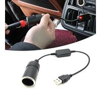 ZBGUN 1 câble d'enregistreur de conduite de voiture 5 V vers 12 V, étanche, accessoire allume-cigare universel, durable, adaptateur d'alimentation automobile de rechange pour camions, SUV, voitures