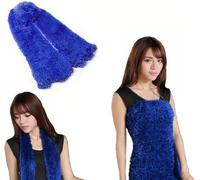ZBH1985 Foulard magique changé pour femme en laine chaude pour l'automne et l'hiver, bleu, 175cm*20cm