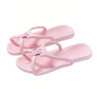 ZBH1985 Pantoufles de voyage amovibles - Slides unisexes pliables pour hôtel, salle de sport et plage | Chaussures de douche antidérapantes, imperméables à séchage rapide, rose, 36/38 EU