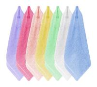ZBHDEYG Lot de 7 chiffons en bambou, chiffons de nettoyage en fibre de charbon de bambou, multi-usages pour cuisine, salle de bain, chambre