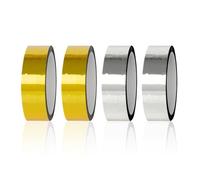 ZBHDEYG ruban décoratif doré, film adhésif, bandes de bord, ruban brillant, noeuds, ruban à coudre