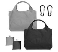 ZBHDEYG Sacs à Provisions 2 Pièces avec Boucles Suspendues, Simples, Portables et Imperméables