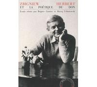 Zbigniew Herbert et la poétique du don - Maciej Urbanowski - Bruit Du Temps - broché - Essai