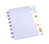 ZBIianxer 1 pièce cahiers à couverture rigide technologie de reliure à spirales Pages résistantes déchirures cahiers portables pour les voyageurs étudiants prise de notes