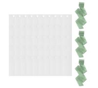 ZBIianxer 50 Marque-Places Non imprimés avec 3 Rouleaux de Ruban de 2, 8 m, Parfaits pour Un Anniversaire, Une fête prénatale, Un événement