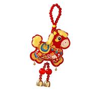 ZBIianxer Accessoire saisonnier élégant pour Usage intérieur et extérieur, Festival en Tissu Suspendu pour Le Nouvel an et au-delà, décoration de la Maison