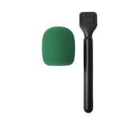 ZBIianxer Adaptateur de Microphone d ' sans Fil, Green | Connecteur 3, 5 Mm et couvercle en mousse pour accessoires de Podcast d ' Vlog, remplacement d ' adaptateur