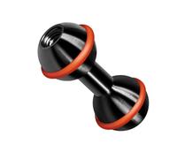 ZBIianxer Adaptateur général à Double rotule en Aluminium, Adaptateur de d ' éclairage de 25, 4 mm pour la Photographie et Les Besoins de d ' équipement, à Double Boule