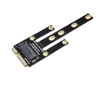 ZBIianxer Adaptateur PCIE PCIE vers M Key Carte adaptateur M Key Convertisseur pour disque solide 2230 2242 2260 2280 Installation facile