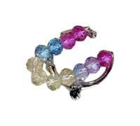 ZBIianxer Bagues en perles de avec un design unique, artisanat fait à la main, bande de doigt pour femmes, déclaration de mode, bagues en perles faites à la main