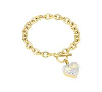 ZBIianxer Bijoux commémoratifs pour Animaux de Compagnie, Bracelets d ' urne en Forme de cœur, en Acier Inoxydable, avec Pattes imprimées, avec langage des Cendres d ' Amour
