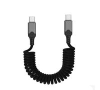 ZBIianxer Câble à Ressort USB5 Type C 240W Rapide débit de données 80Gbps Prise en de l ' Affichage 16K Connexion mâle à mâle câble USB C à Vitesse Rapide