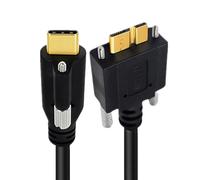 ZBIianxer Câble d ' interface de panneau, extrémités USB B de type C à 5 broches, à vis, course de données de 1 M pour utilisation de la disposition des équipements terminaux