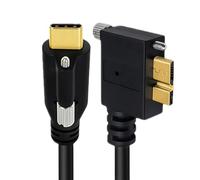 ZBIianxer Câble d ' interface de panneau, extrémités USB B de type C à 5 broches, à vis, course de données de 1 M pour utilisation de la disposition des équipements terminaux