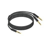 ZBIianxer Câble de routage de la carte son, Straight head 180CM | Mâle stéréo 3, 5 mm deux branches mono pour les connexions divisées du canal gauche droit