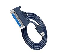 ZBIianxer Câble d'imprimante USB vers DB25 USB mâle jusqu'à 25 broches DB25 Femmes 1248 Convertisseur d'imprimante parallèle Accessoires de câble