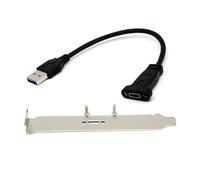 ZBIianxer Câble USB 3.0 vers USB C pour carte mère avec vis et pince pour différents modèles et assure des performances stables