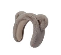 ZBIianxer Cache-oreilles ours pour femmes et, chauffe-oreilles, bandeau en fourrure pour l ' hiver, cadeaux de noël et du nouvel an, chauffe-oreilles réglables