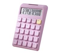 ZBIianxer Calculatrice financière Efficace de Bureau, Gros Bouton, Double Puissance, écran LCD à 12 Chiffres, pour la comptabilité, Les Besoins des Entreprises, Calculatrice de Bureau