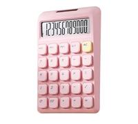 ZBIianxer Calculatrice financière Efficace de Bureau, Gros Bouton, Double Puissance, écran LCD à 12 Chiffres, pour la comptabilité, Les Besoins des Entreprises, Calculatrice de Bureau